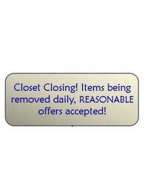 Closet Closing!